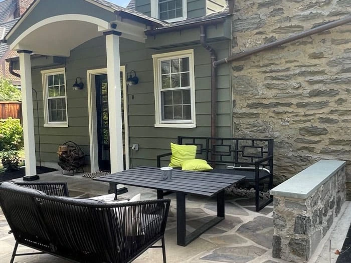 Residential Hardscape Renovation and Addition with Drainage project in jenkintown, pa